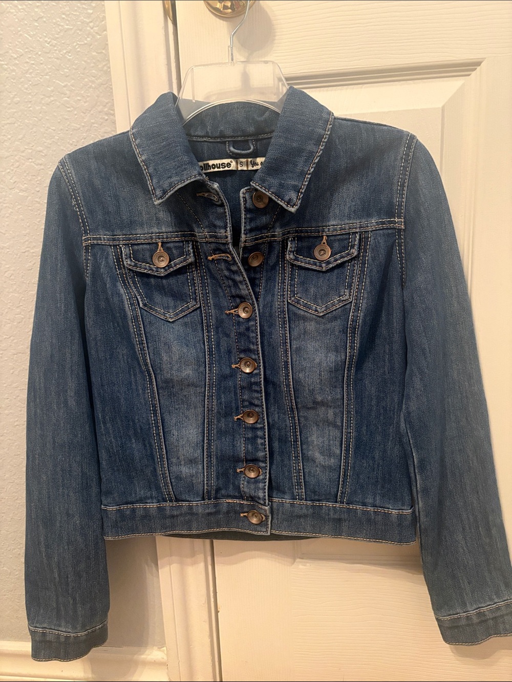 Dollhouse Medium Blue Denim Jean Jacket